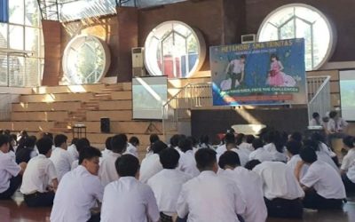 Sosialisasi Terkait Food Waste untuk Penerimaan Siswa Tahun Ajaran Baru di SMA Trinitas